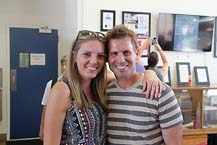 Chris & wife for coming